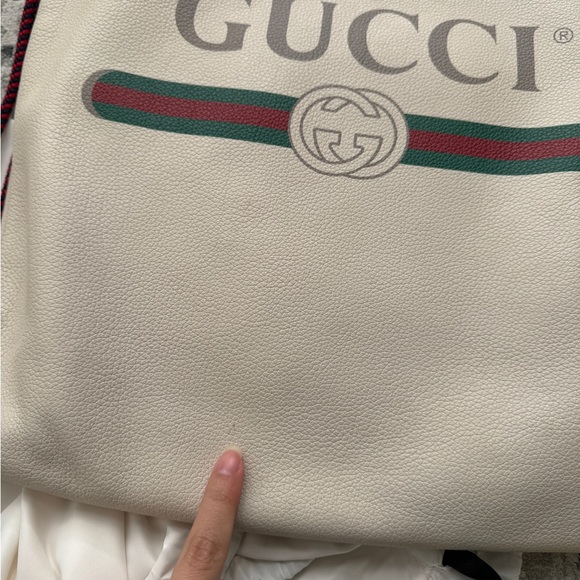 Gucci Leather Drawstring Backpack - Picture 13 of 13
